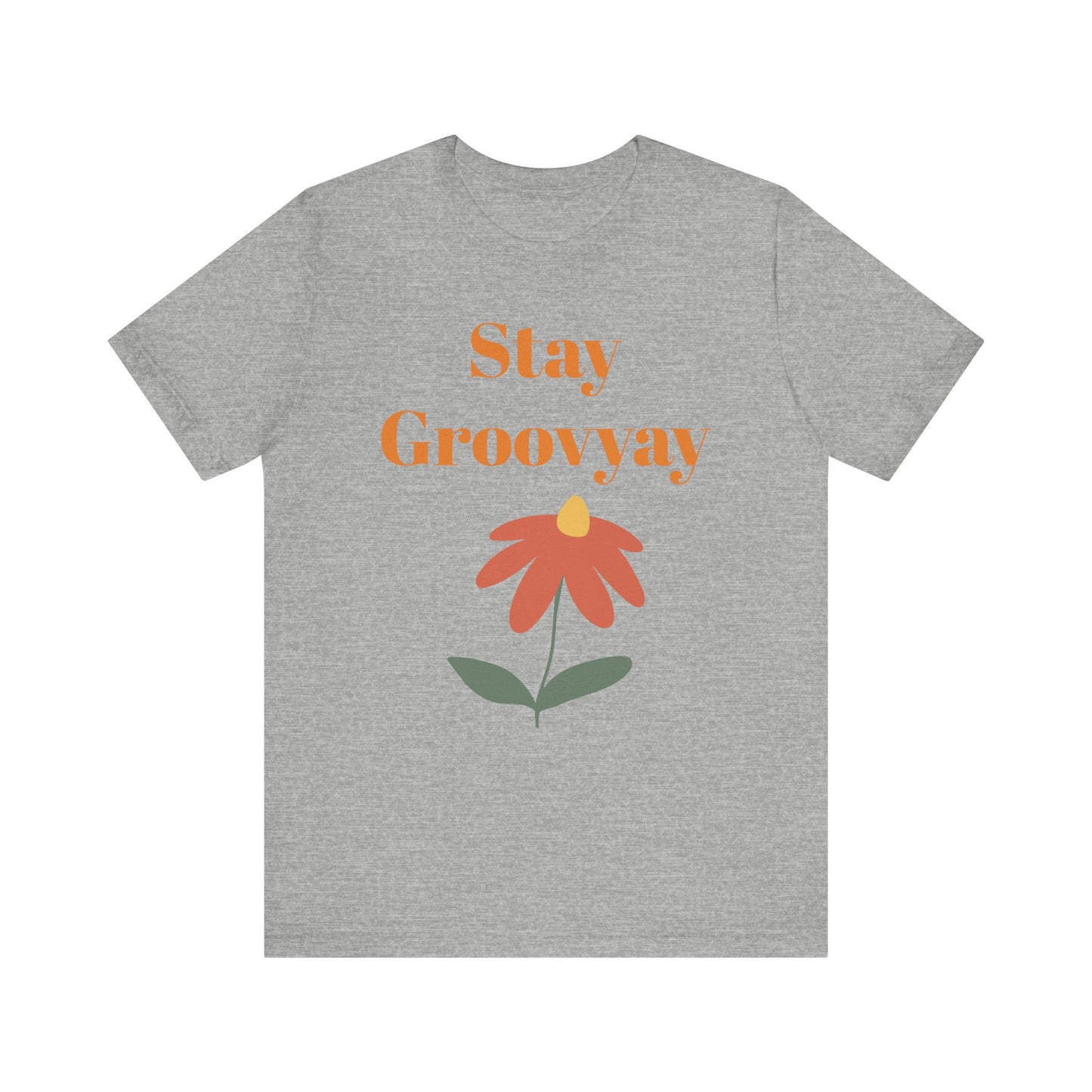 Stay Groovy Unisex Tee - Retro Vibe Shirt, Gift for Music Lovers, Casual Summer Wear, Fun Statement Top, Everyday Essentials