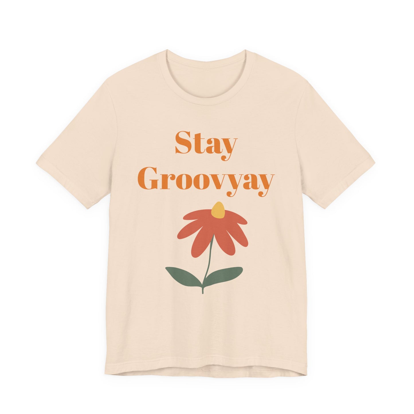 Stay Groovy Unisex Tee - Retro Vibe Shirt, Gift for Music Lovers, Casual Summer Wear, Fun Statement Top, Everyday Essentials