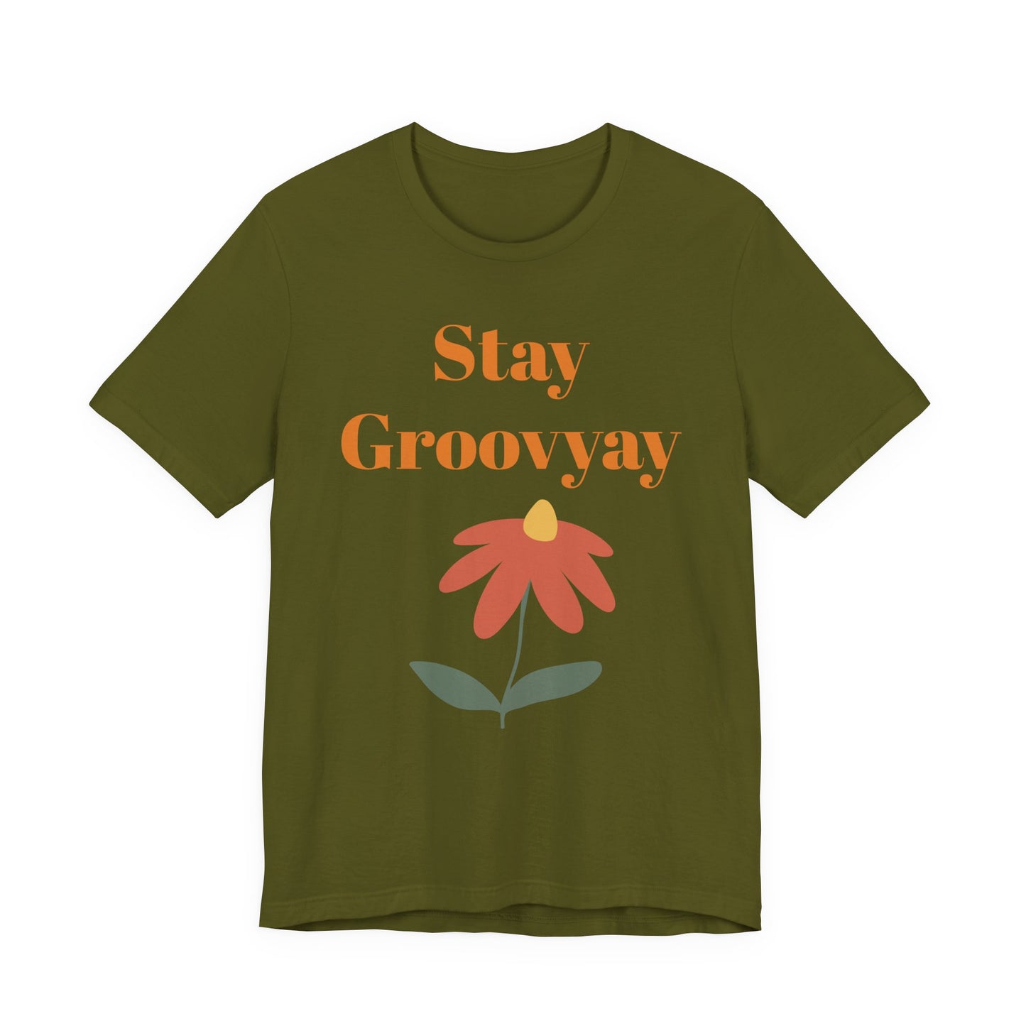 Stay Groovy Unisex Tee - Retro Vibe Shirt, Gift for Music Lovers, Casual Summer Wear, Fun Statement Top, Everyday Essentials