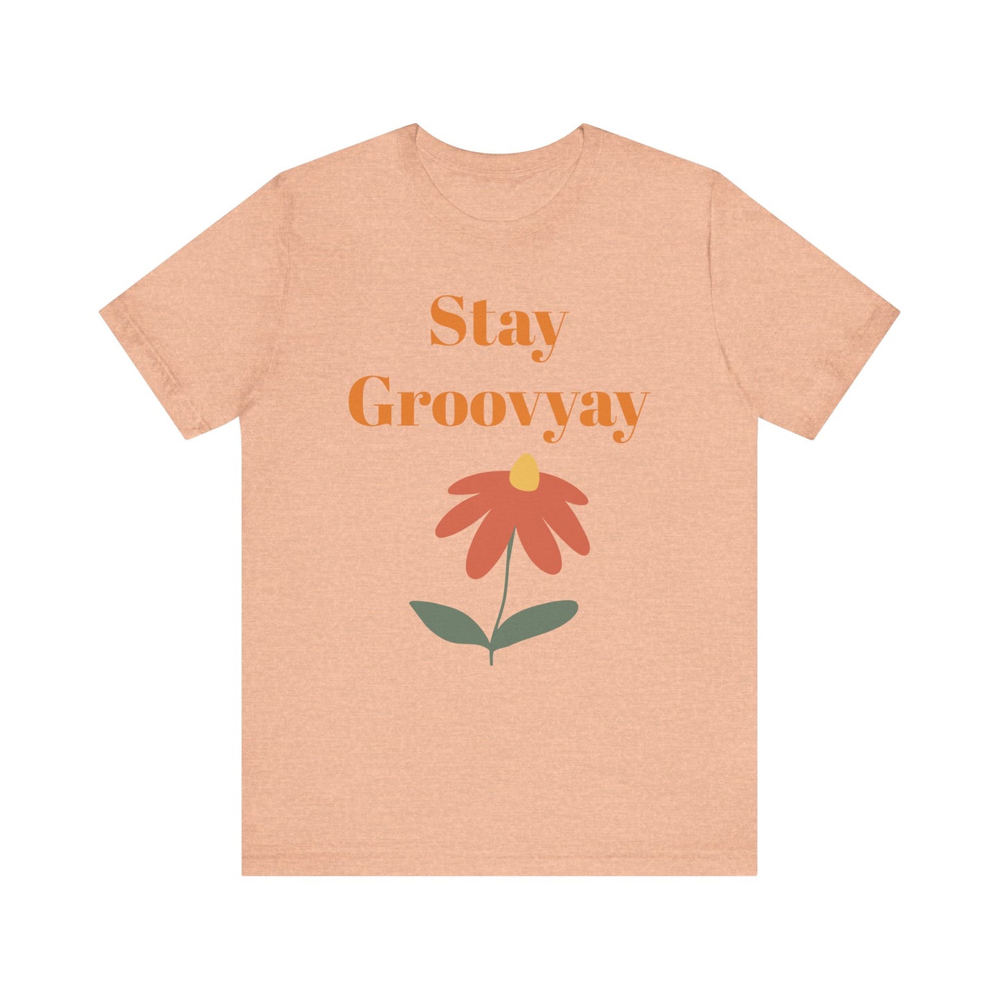 Stay Groovy Unisex Tee - Retro Vibe Shirt, Gift for Music Lovers, Casual Summer Wear, Fun Statement Top, Everyday Essentials