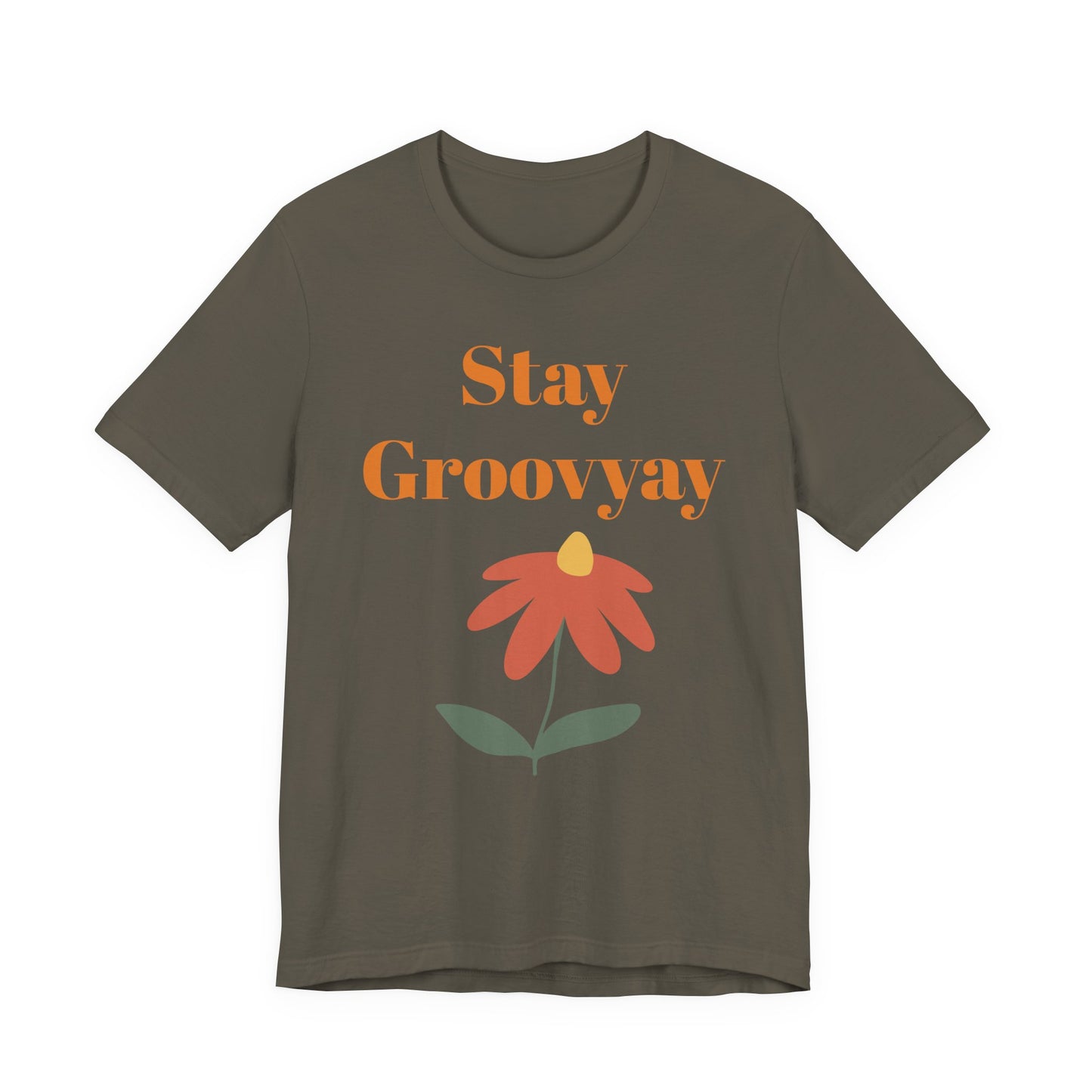 Stay Groovy Unisex Tee - Retro Vibe Shirt, Gift for Music Lovers, Casual Summer Wear, Fun Statement Top, Everyday Essentials
