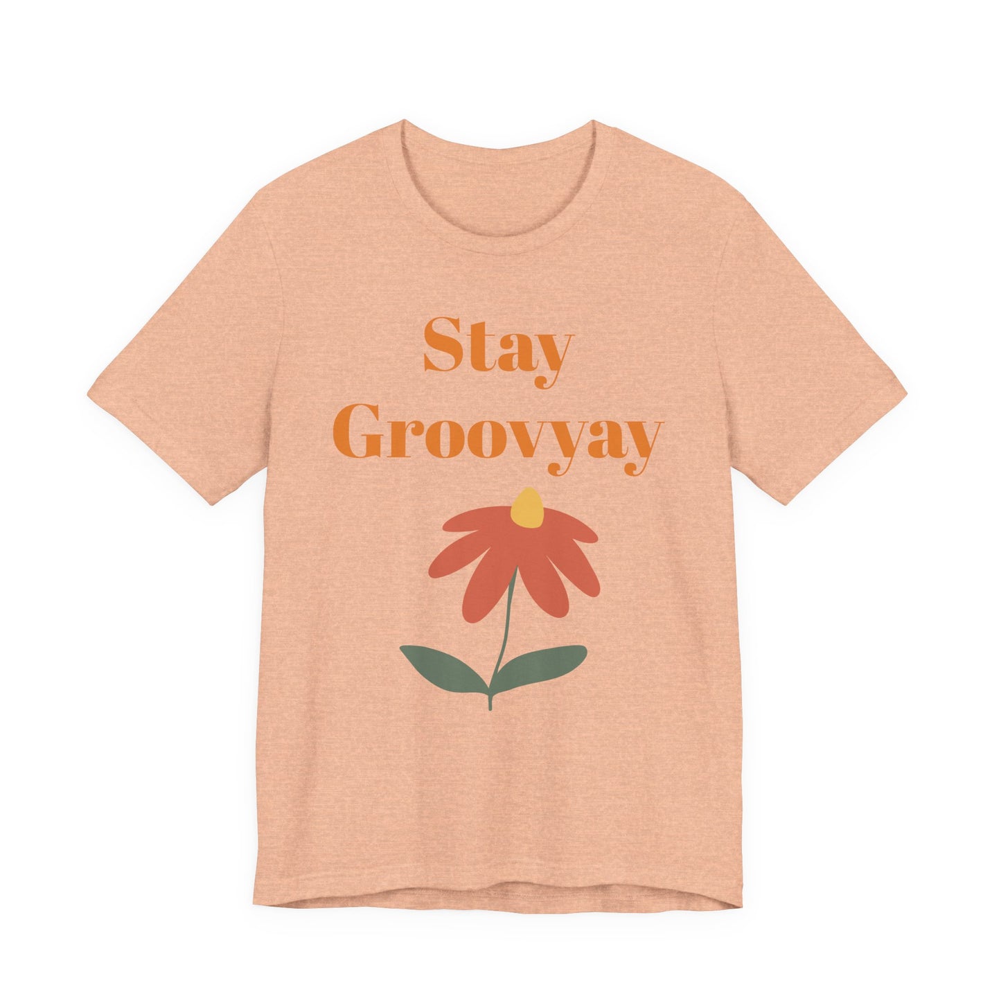 Stay Groovy Unisex Tee - Retro Vibe Shirt, Gift for Music Lovers, Casual Summer Wear, Fun Statement Top, Everyday Essentials