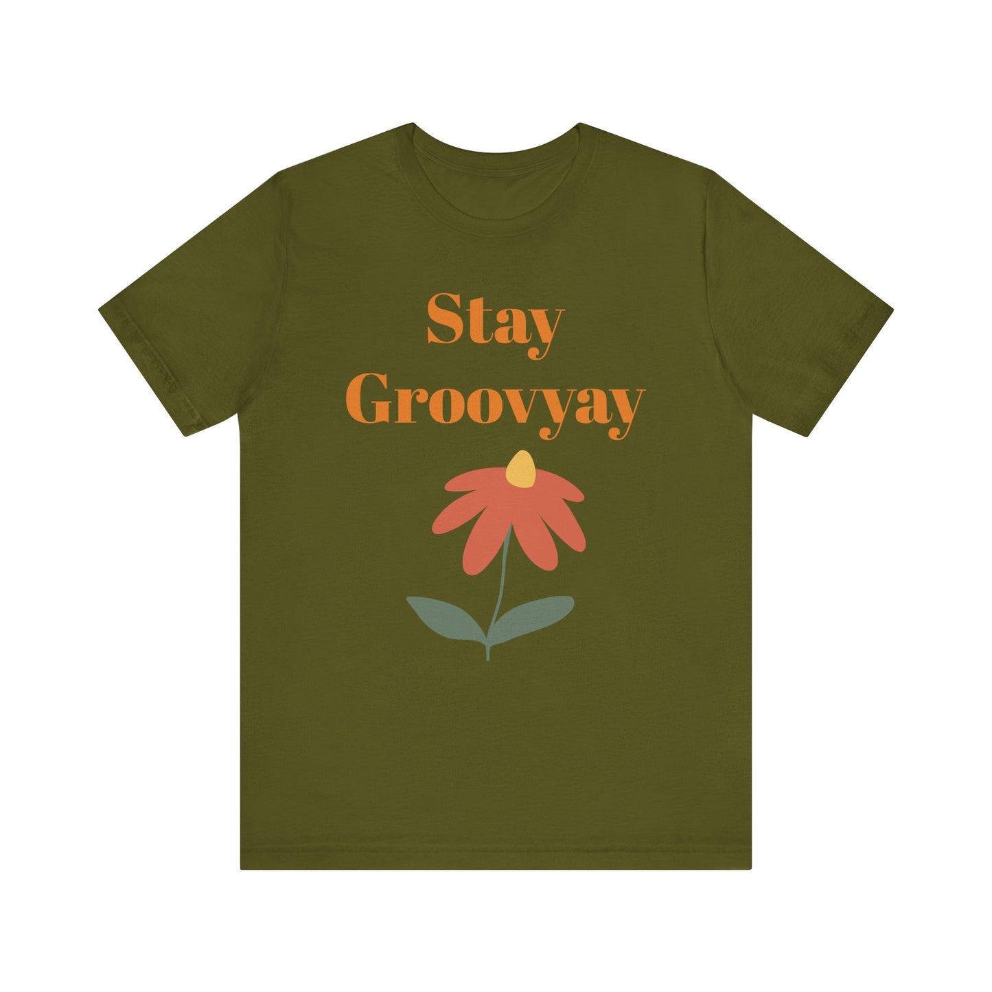 Stay Groovy Unisex Tee - Retro Vibe Shirt, Gift for Music Lovers, Casual Summer Wear, Fun Statement Top, Everyday Essentials