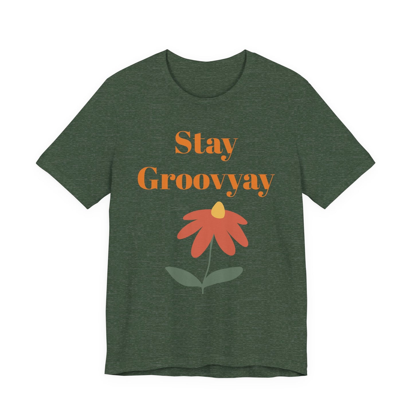 Stay Groovy Unisex Tee - Retro Vibe Shirt, Gift for Music Lovers, Casual Summer Wear, Fun Statement Top, Everyday Essentials