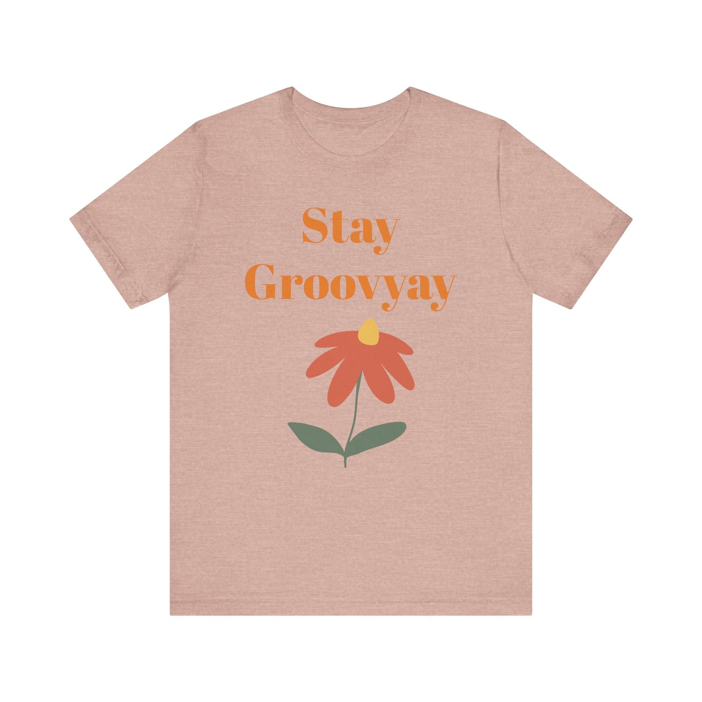 Stay Groovy Unisex Tee - Retro Vibe Shirt, Gift for Music Lovers, Casual Summer Wear, Fun Statement Top, Everyday Essentials