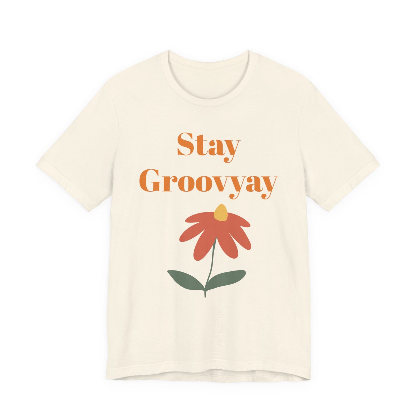 Stay Groovy Unisex Tee - Retro Vibe Shirt, Gift for Music Lovers, Casual Summer Wear, Fun Statement Top, Everyday Essentials