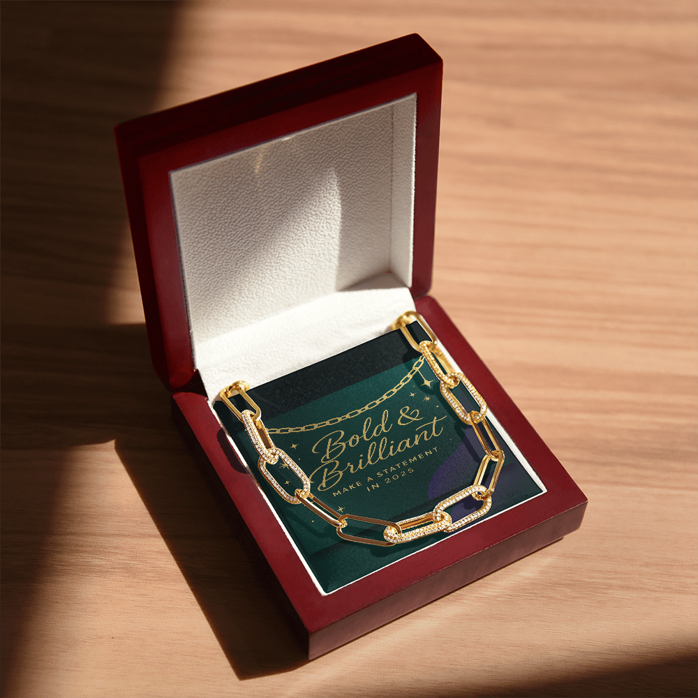 Bold & Brilliant Paperclip Chain Necklace