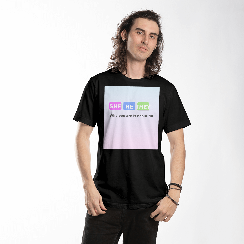 She He They Inclusive Pronoun T-Shirt