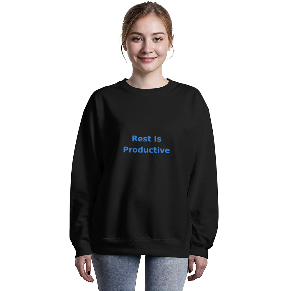 Rest Is Productive Unisex Crewneck