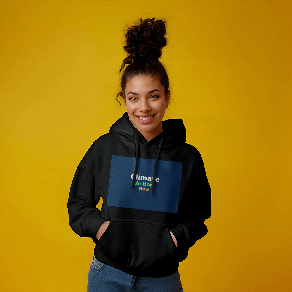 Climate Action Now Hoodie – Eco-Friendly Unisex Sweatshirt
