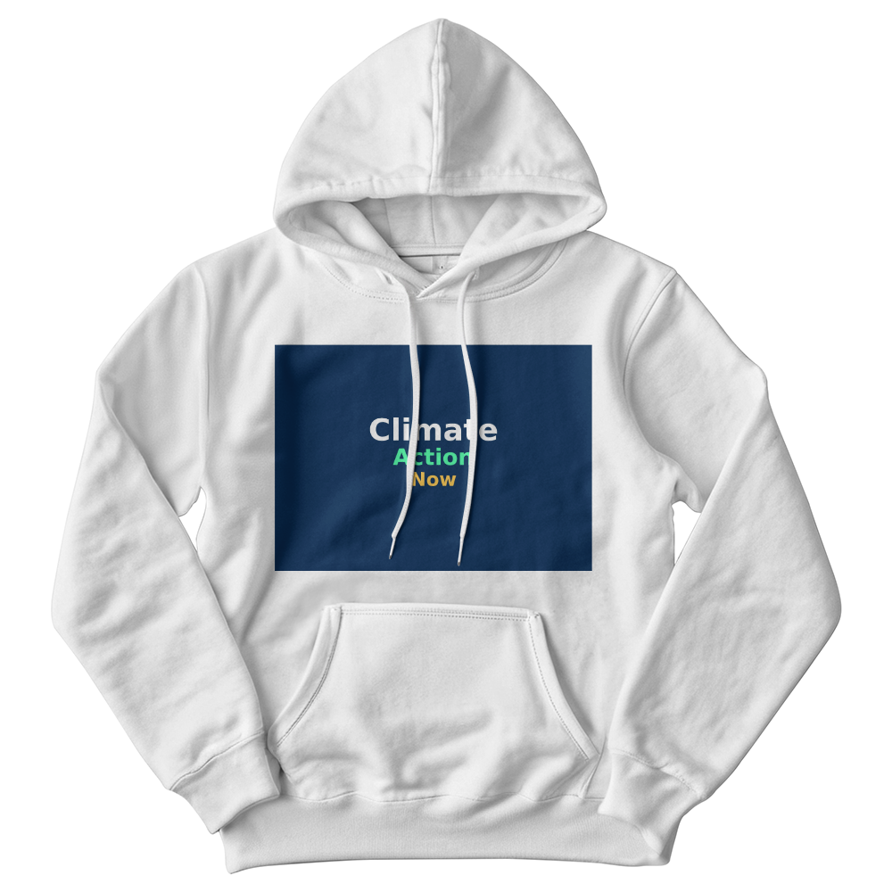 Climate Action Now Hoodie – Eco-Friendly Unisex Sweatshirt