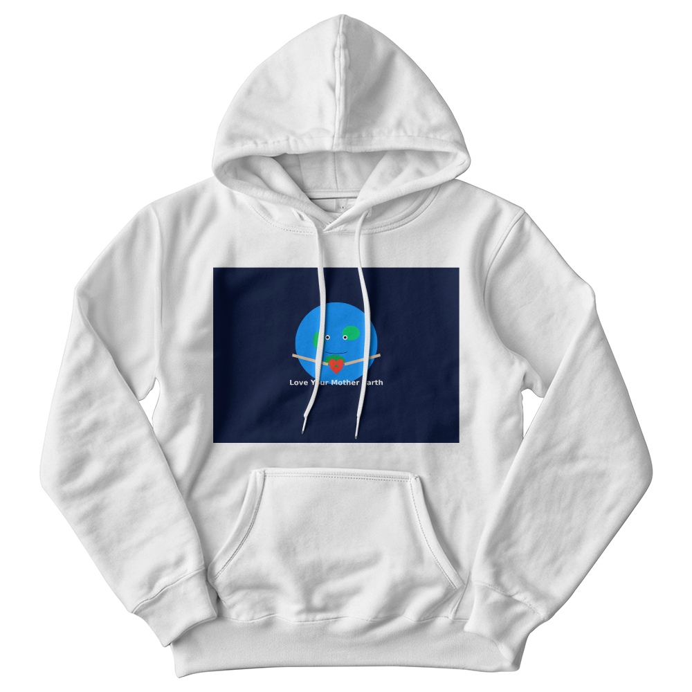 Love Your Mother Earth Hoodie – Cartoon Earth Unisex Sweatshirt