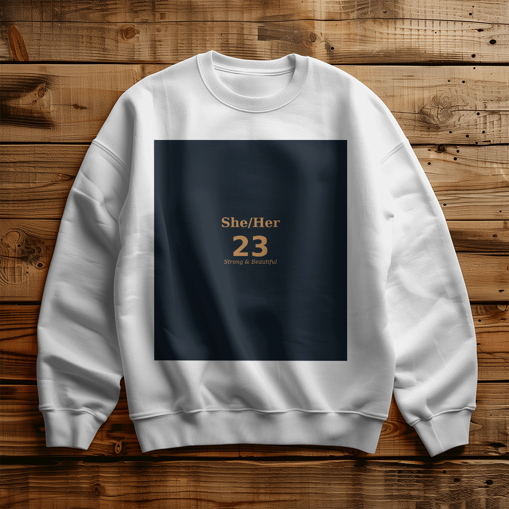 She/Her Strong & Beautiful Vintage Crewneck