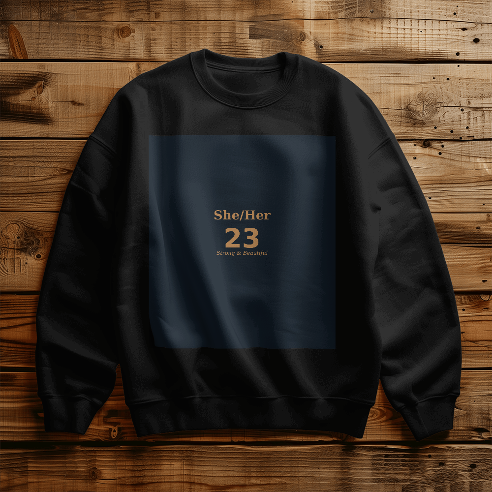 She/Her Strong & Beautiful Vintage Crewneck
