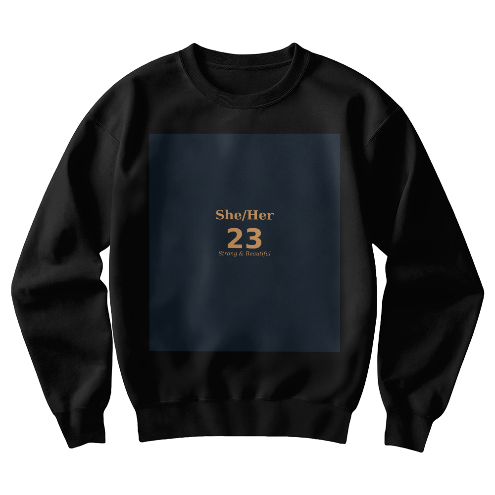 She/Her Strong & Beautiful Vintage Crewneck