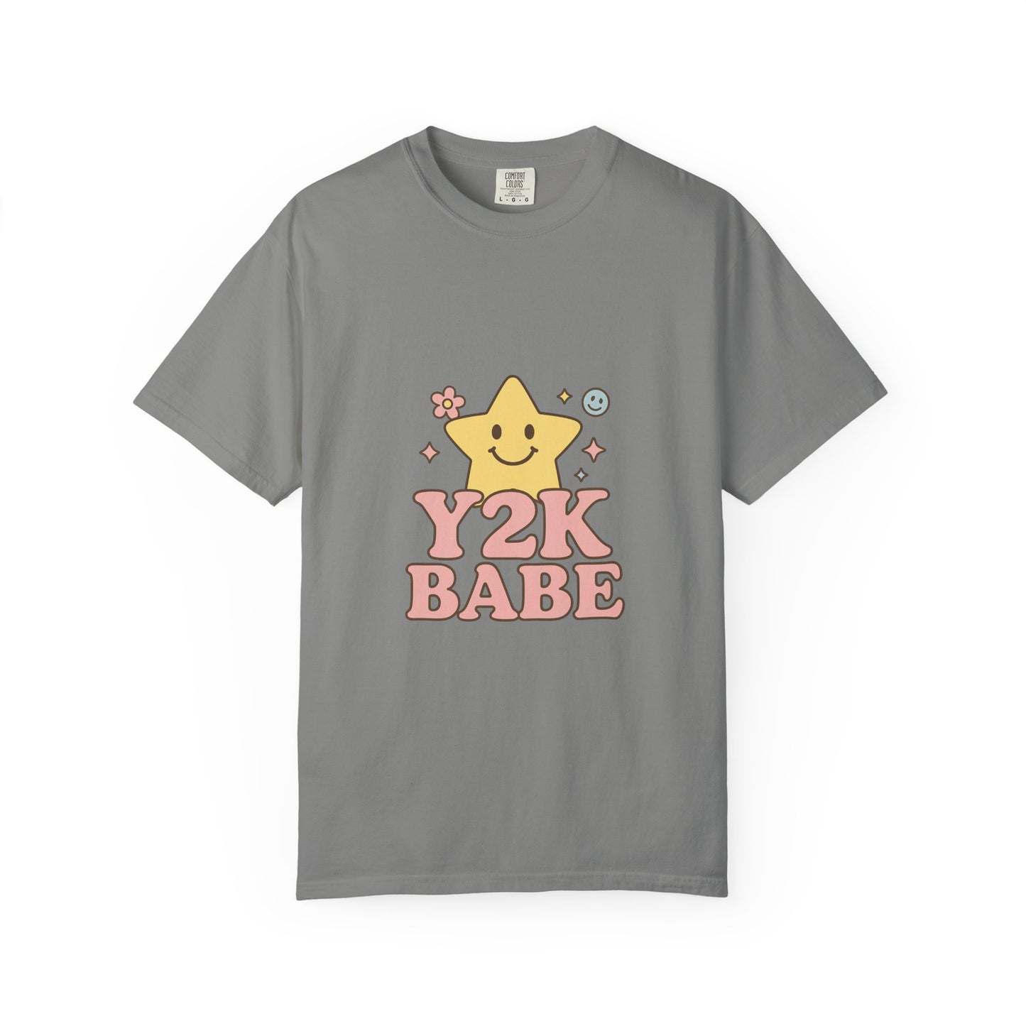 Y2K B abe Tee – Pastel Retro Graphic T-Shirt