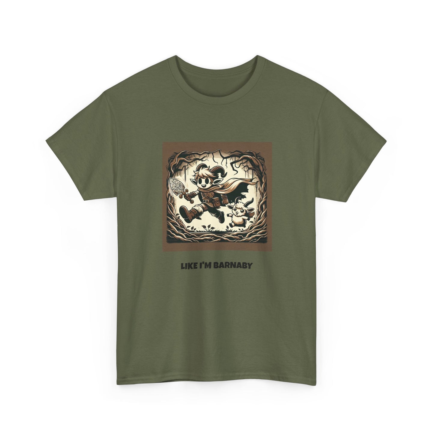 Like I'm Barnaby Tee – Funny Demon Hunter Parody T-Shirt | GriffTed