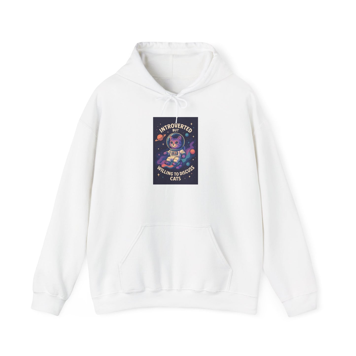 Playful Cosmic Cat Unisex Hoodie