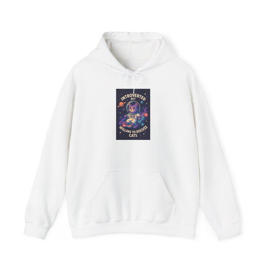 Playful Cosmic Cat Unisex Hoodie