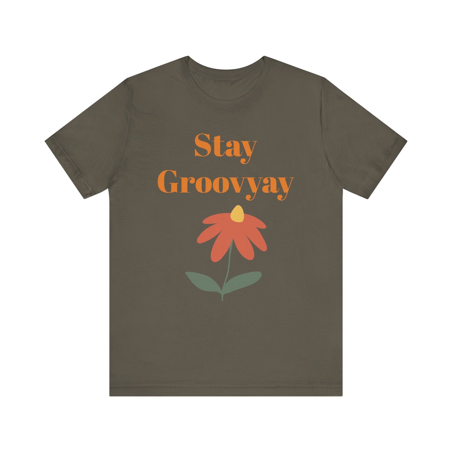 Stay Groovy Unisex Tee - Retro Vibe Shirt, Gift for Music Lovers, Casual Summer Wear, Fun Statement Top, Everyday Essentials