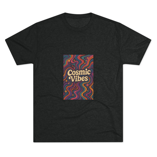 Cosmic Vibes Unisex Crew Tee, Retro Graphic Tee, Festival Top, Gift for Music Lovers, Comfortable Casual Wear