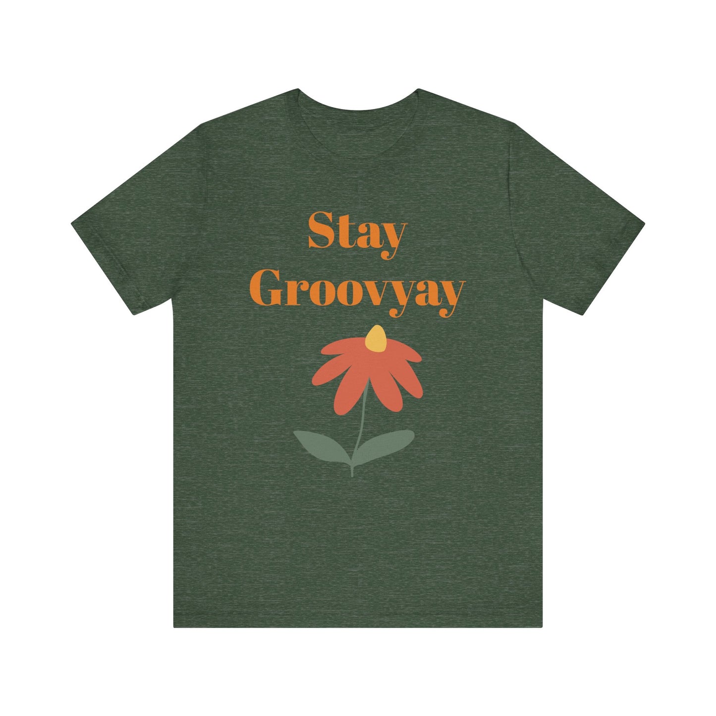 Stay Groovy Unisex Tee - Retro Vibe Shirt, Gift for Music Lovers, Casual Summer Wear, Fun Statement Top, Everyday Essentials