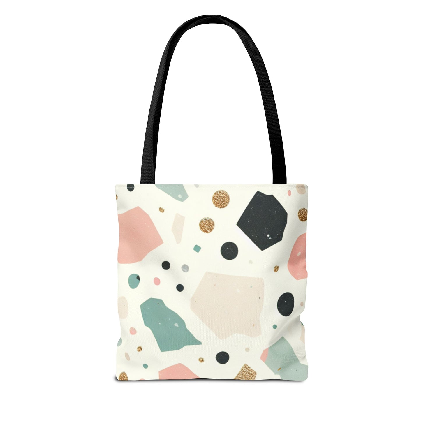 Terrazzo Pattern Tote Bag - Eco-Friendly Canvas Bag