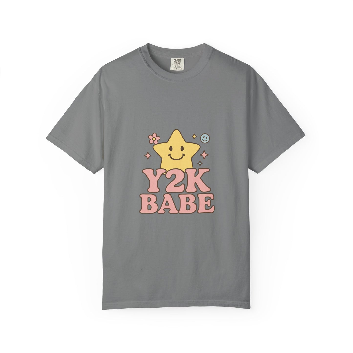 Y2K B abe Tee – Pastel Retro Graphic T-Shirt
