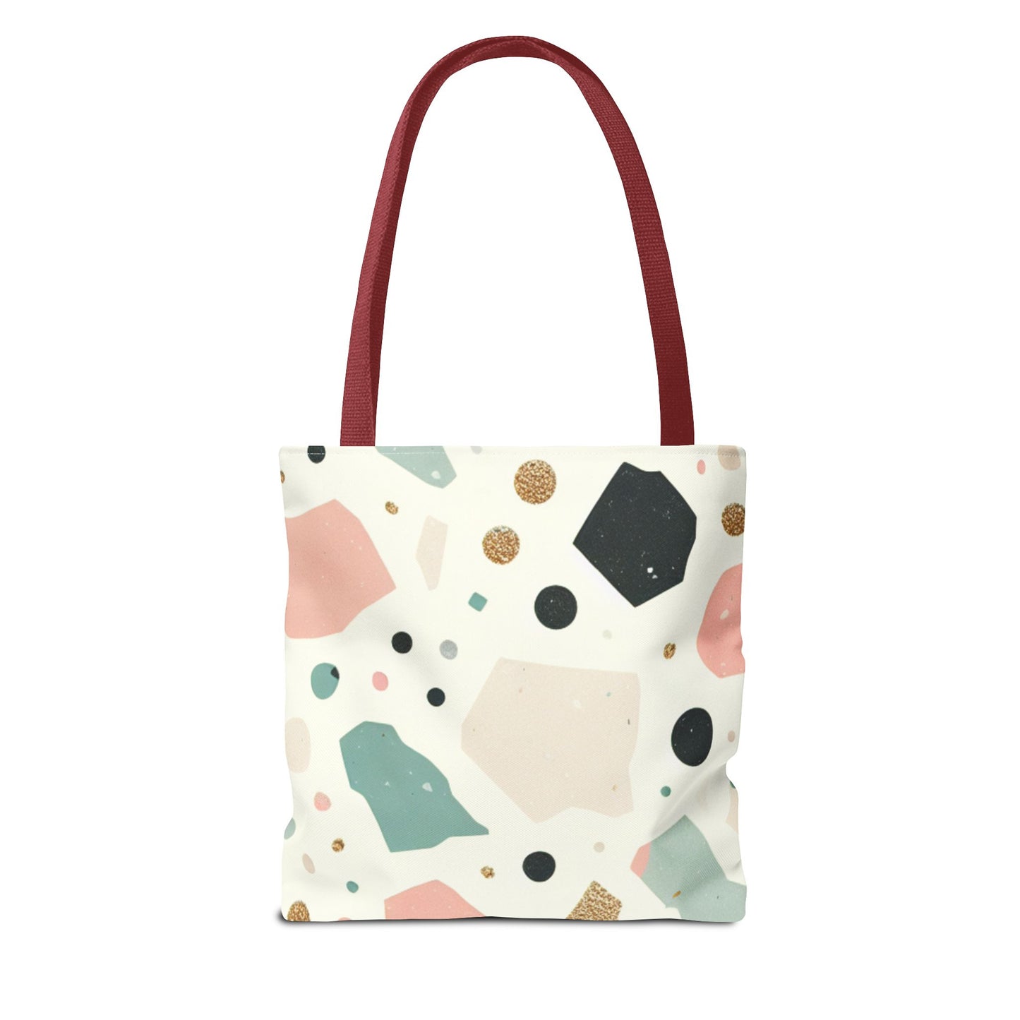 Terrazzo Pattern Tote Bag - Eco-Friendly Canvas Bag