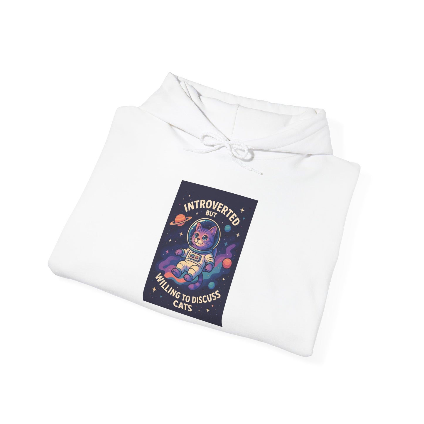 Playful Cosmic Cat Unisex Hoodie