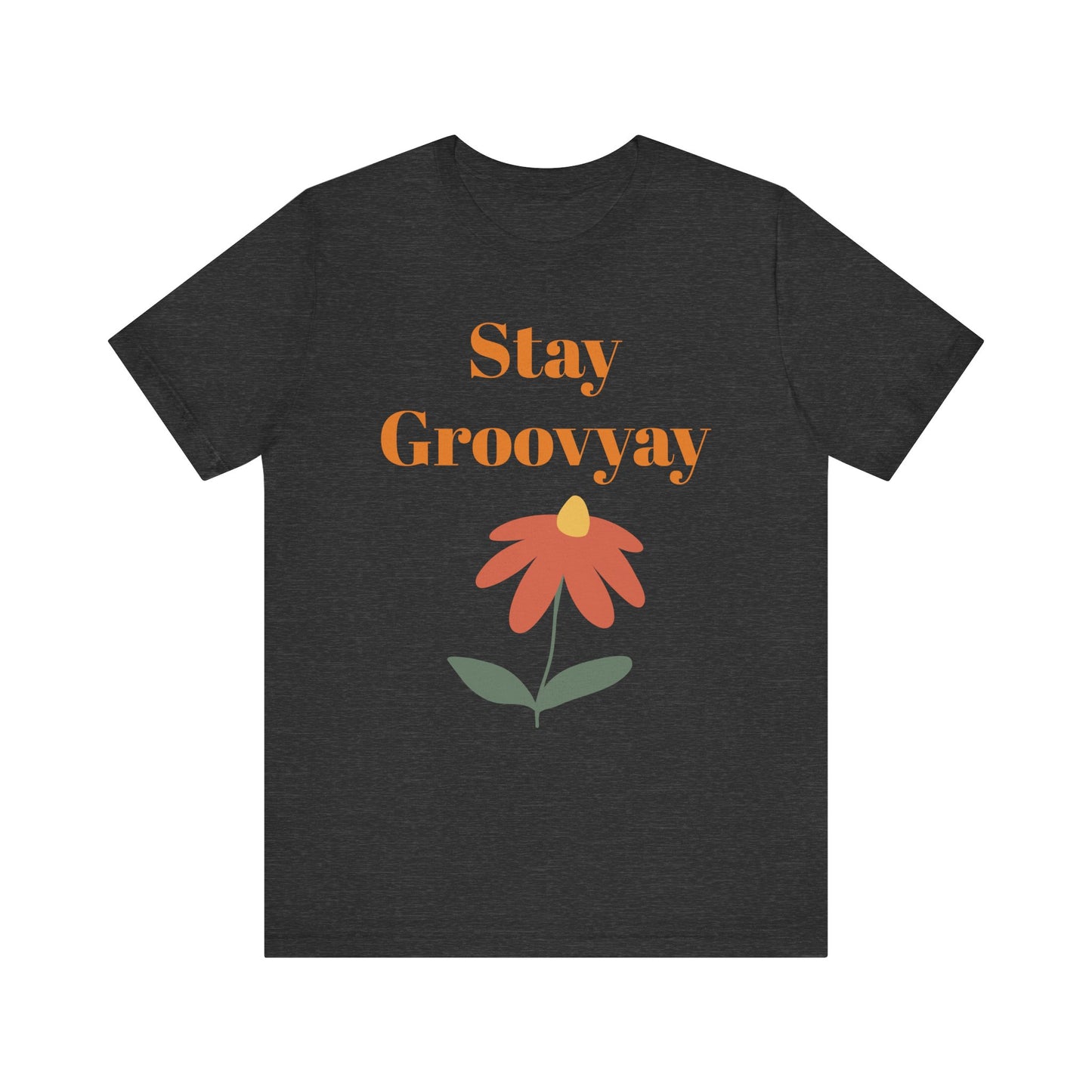 Stay Groovy Unisex Tee - Retro Vibe Shirt, Gift for Music Lovers, Casual Summer Wear, Fun Statement Top, Everyday Essentials