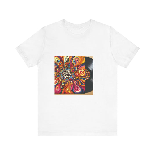 Vibrant Retro Vinyl Music Tee