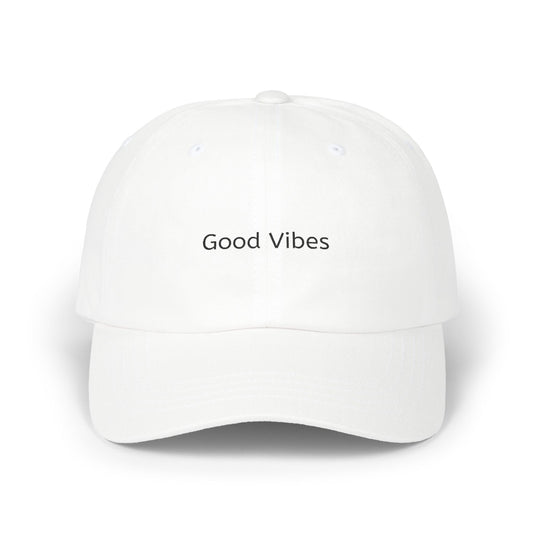 Good Vibes Classic Dad Cap - Casual Everyday Hat, Gift for Dads, Unisex Fashion, Summer Accessory, Trendy Headwear