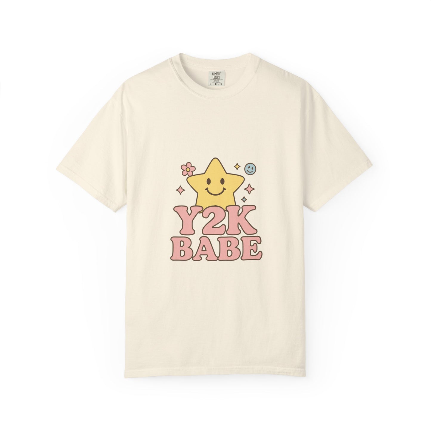 Y2K B abe Tee – Pastel Retro Graphic T-Shirt