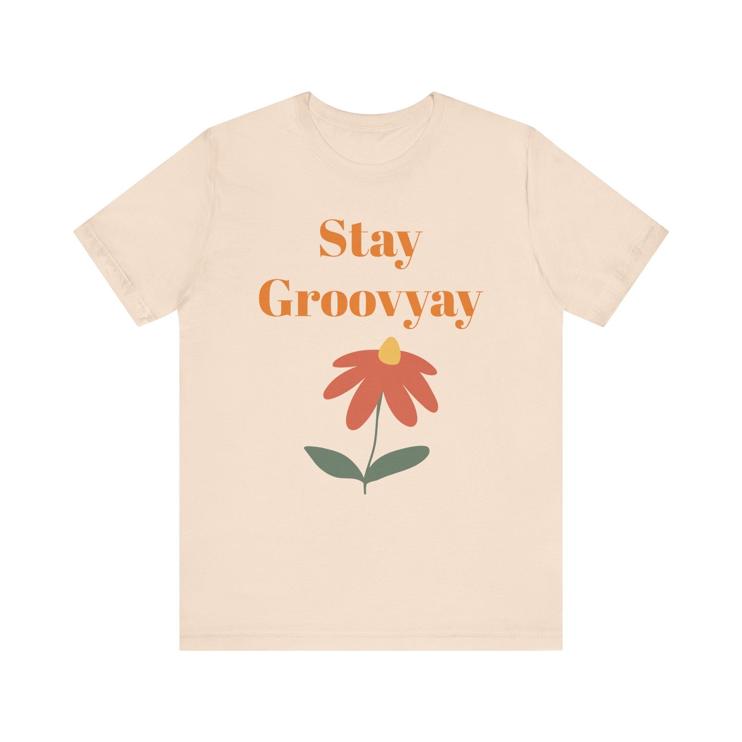 Stay Groovy Unisex Tee - Retro Vibe Shirt, Gift for Music Lovers, Casual Summer Wear, Fun Statement Top, Everyday Essentials