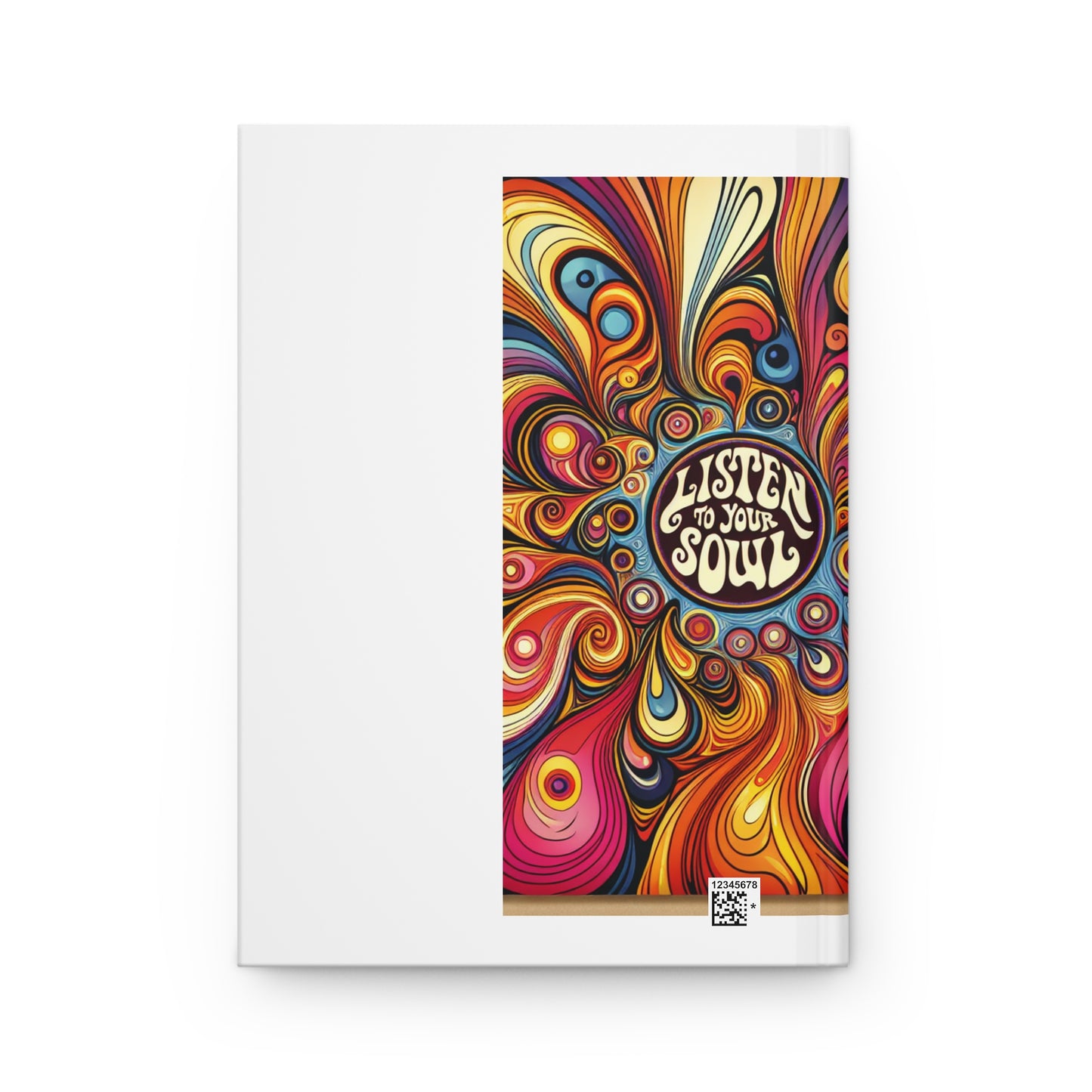 Vibrant Hardcover Journal for Creative Souls, Artistic Journal, Music Lover's Notebook, Colorful Sketchbook, Gift for Artists