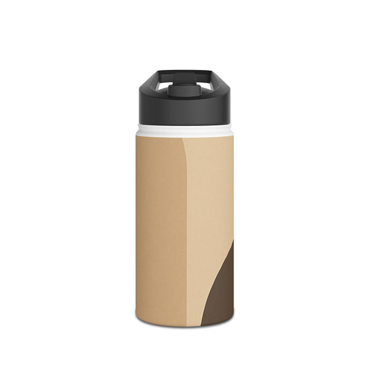 Retro Geometric Stainless Steel Water Bottle