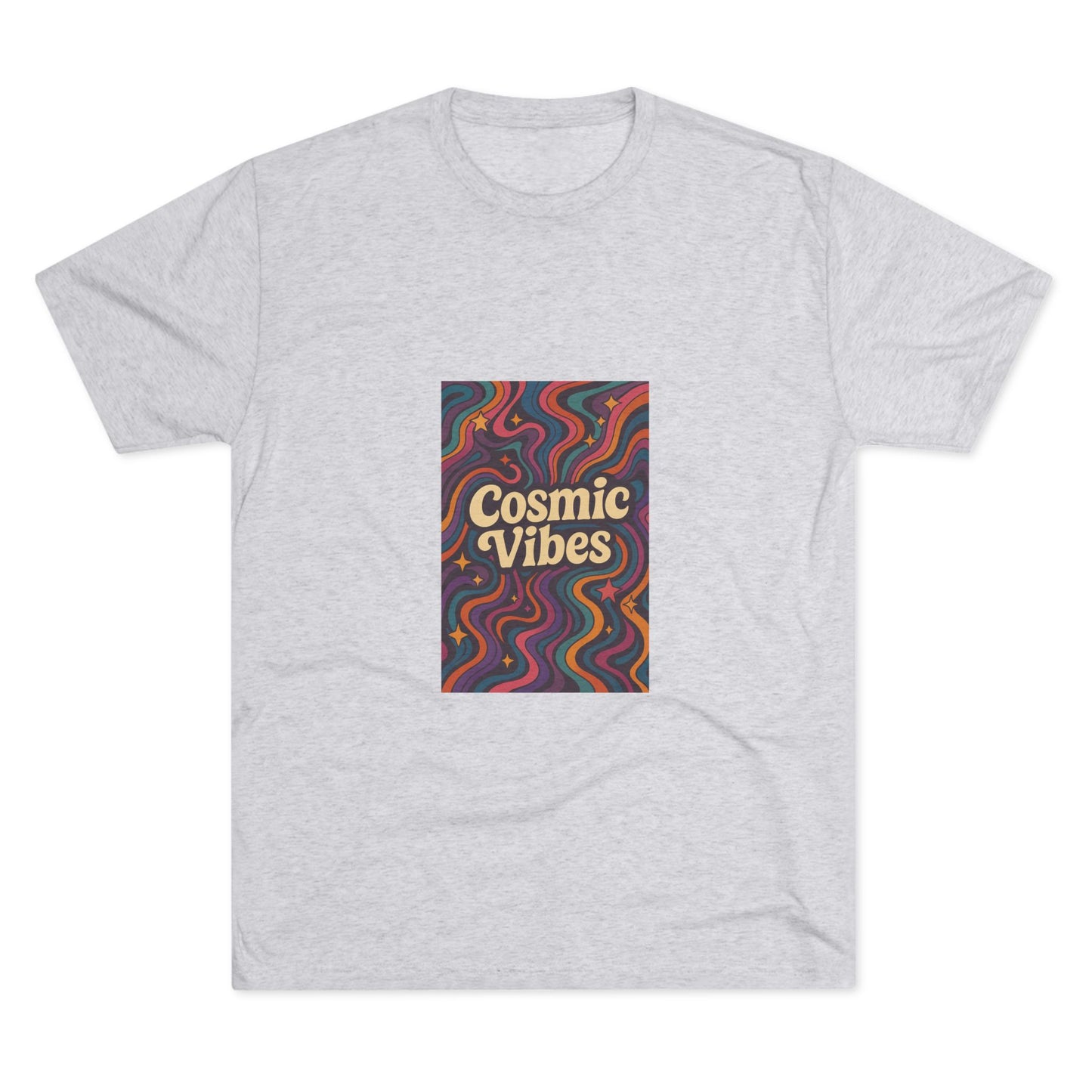 Cosmic Vibes Unisex Crew Tee, Retro Graphic Tee, Festival Top, Gift for Music Lovers, Comfortable Casual Wear