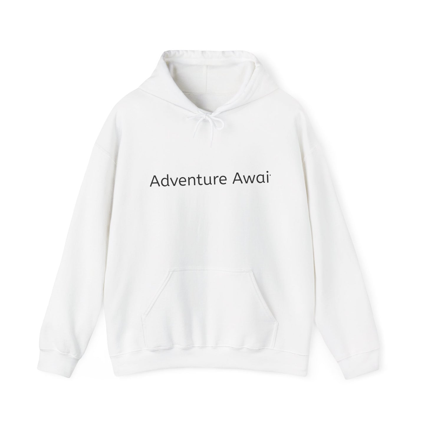 Adventure Awaits Hoodie - Cozy Sweatshirt for Explorers, Perfect for Camping, Travel, Gifts, Outdoor Adventures, Unisex Style