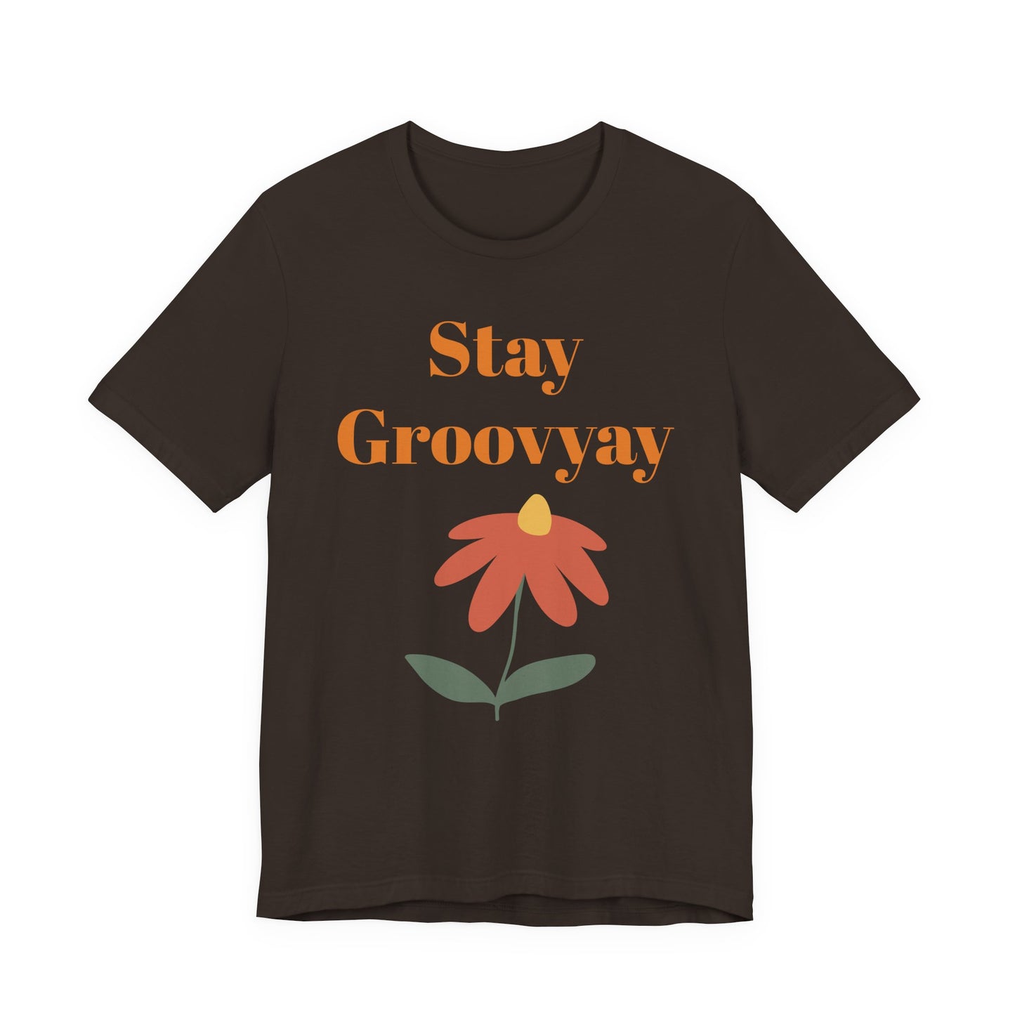 Stay Groovy Unisex Tee - Retro Vibe Shirt, Gift for Music Lovers, Casual Summer Wear, Fun Statement Top, Everyday Essentials