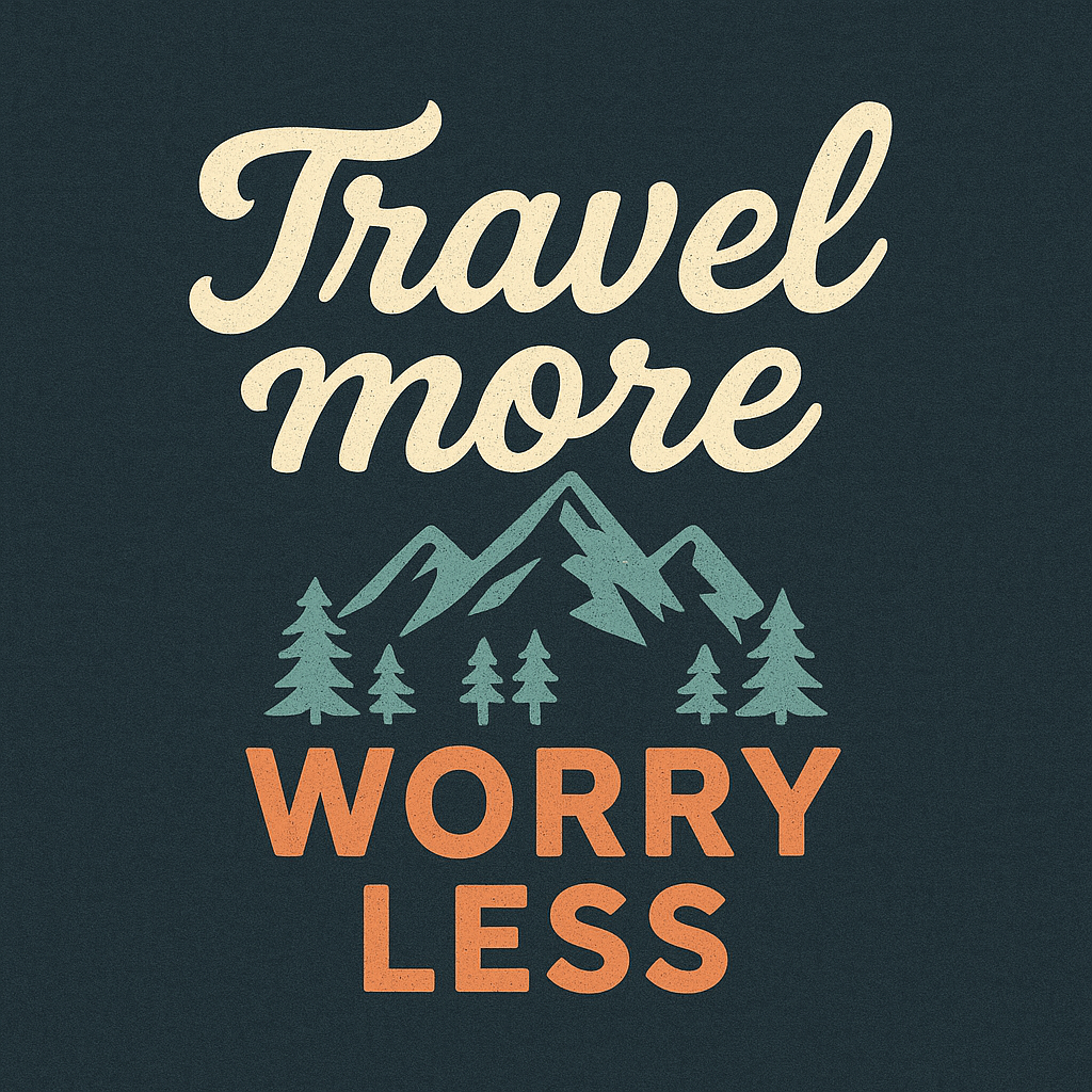 Travel More Worry Less T-Shirt