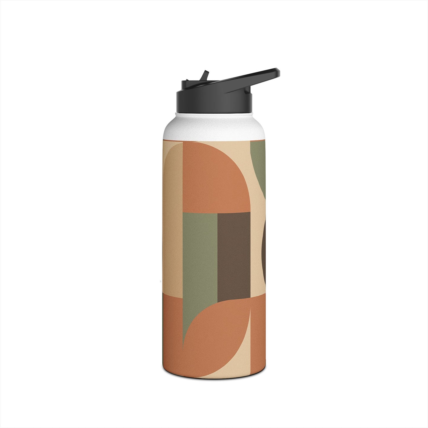Retro Minimalist Stainless Steel Water Bottle