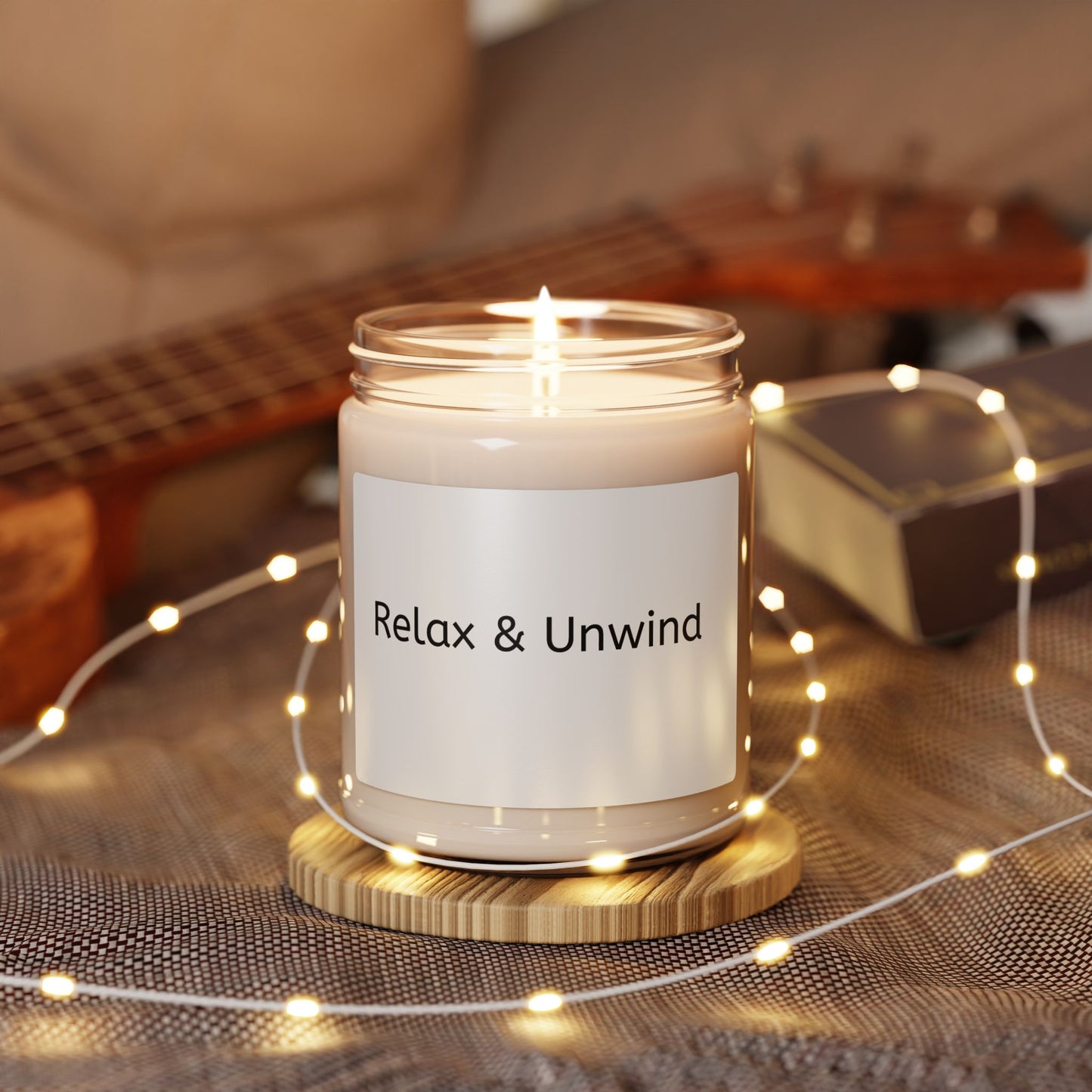 Relax & Unwind Scented Soy Candle, Aromatherapy Candle, Gift for Self-Care, Relaxation, Home Decor, Spa Gift