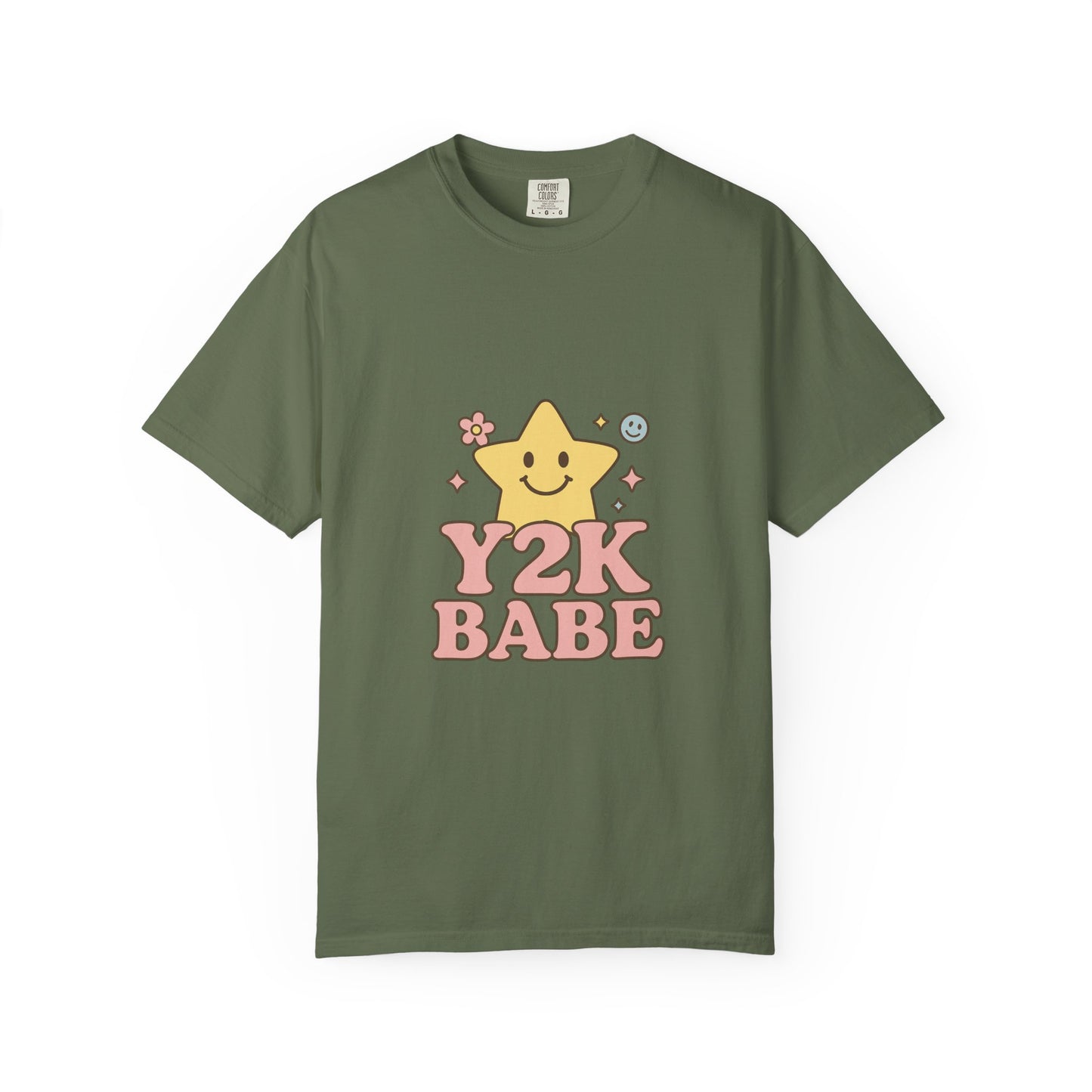 Y2K B abe Tee – Pastel Retro Graphic T-Shirt