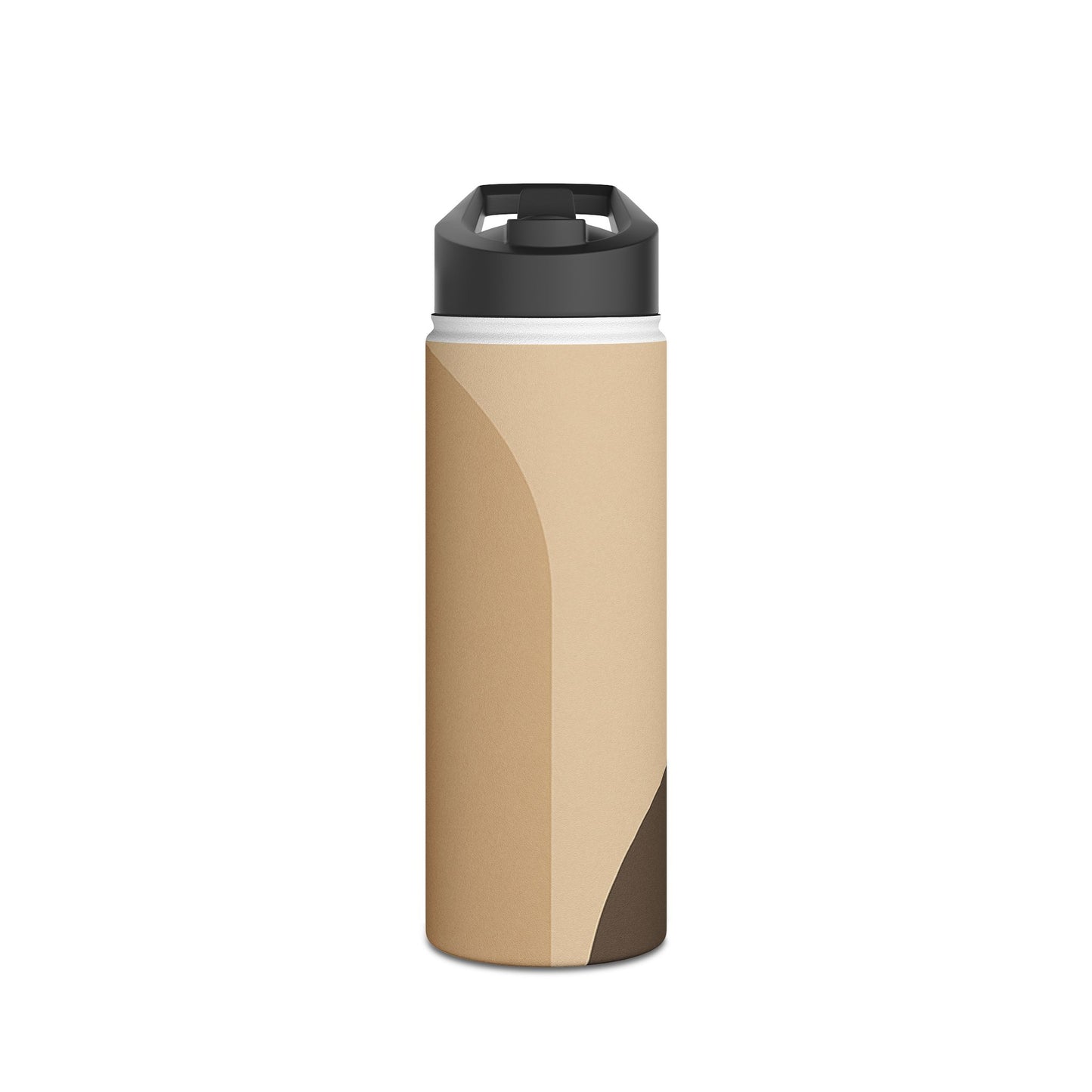 Retro Geometric Stainless Steel Water Bottle