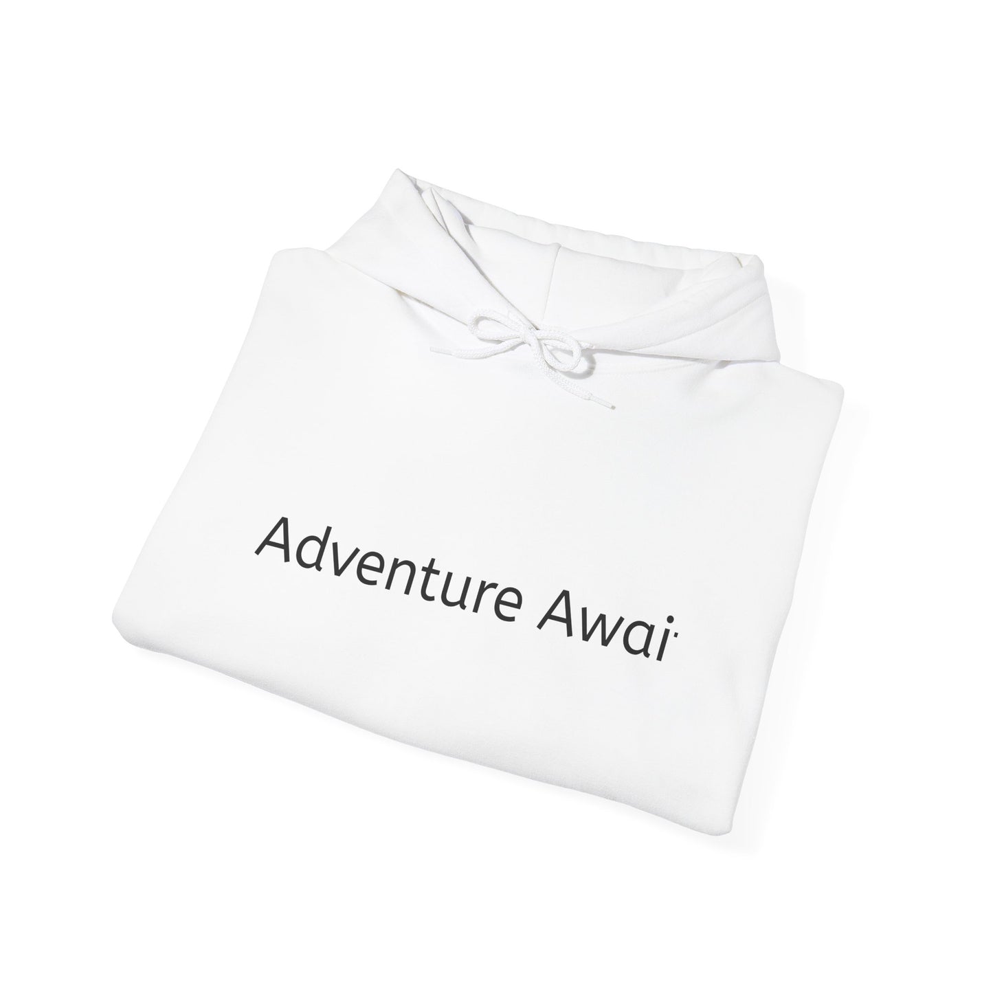 Adventure Awaits Hoodie - Cozy Sweatshirt for Explorers, Perfect for Camping, Travel, Gifts, Outdoor Adventures, Unisex Style