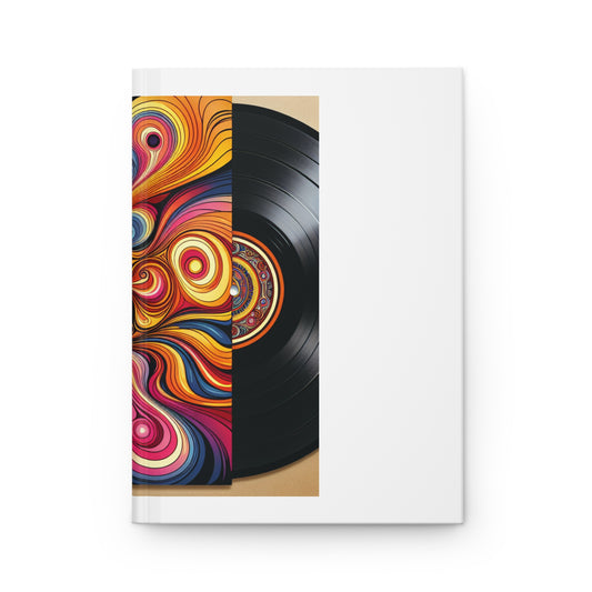 Vibrant Hardcover Journal for Creative Souls, Artistic Journal, Music Lover's Notebook, Colorful Sketchbook, Gift for Artists