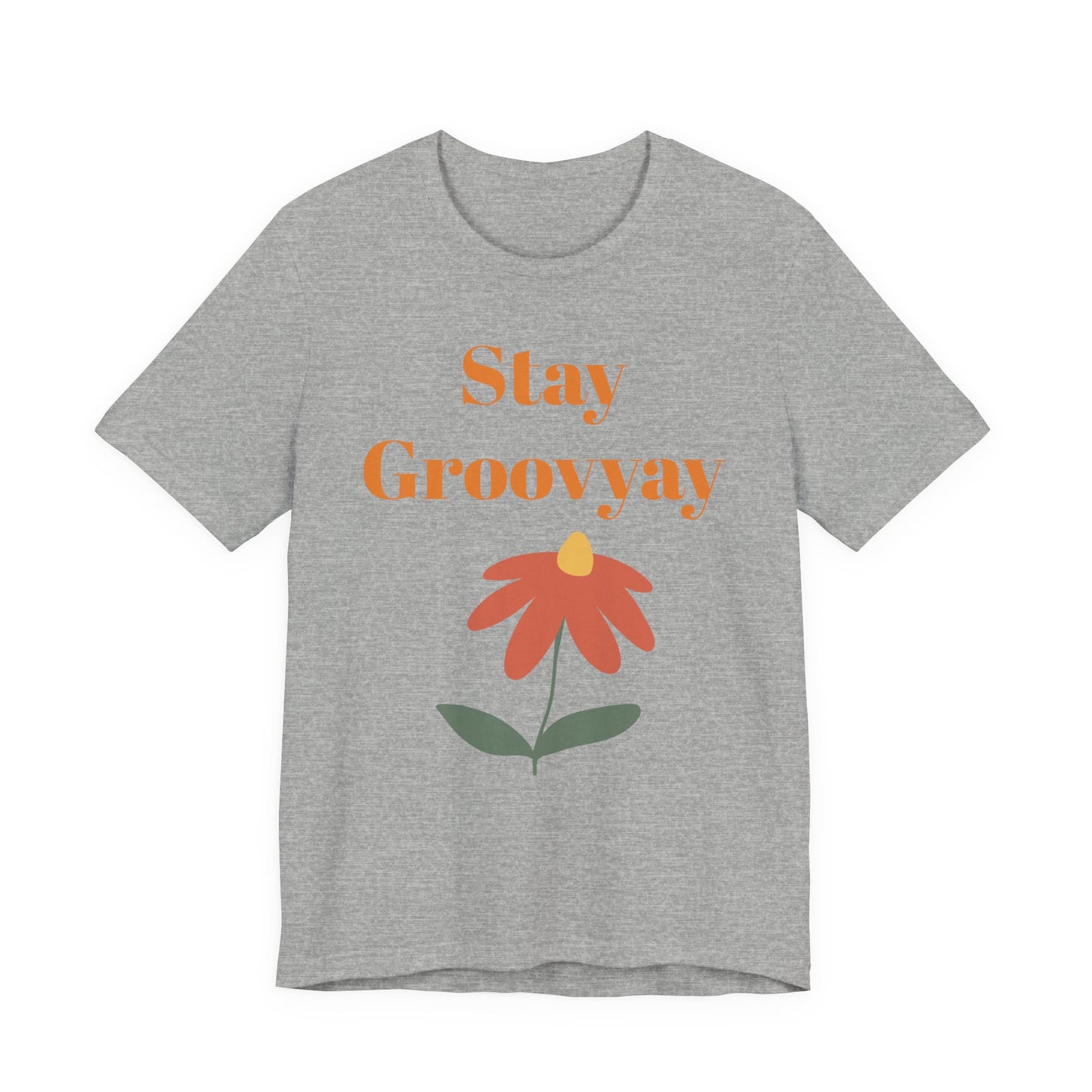 Stay Groovy Unisex Tee - Retro Vibe Shirt, Gift for Music Lovers, Casual Summer Wear, Fun Statement Top, Everyday Essentials