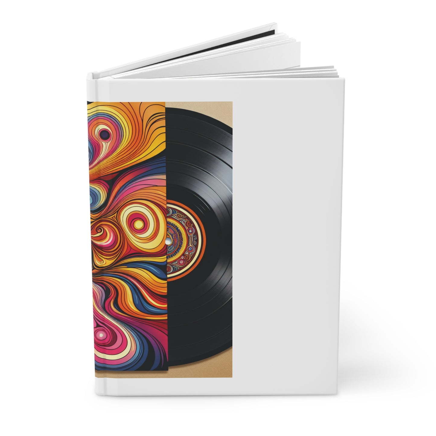 Vibrant Hardcover Journal for Creative Souls, Artistic Journal, Music Lover's Notebook, Colorful Sketchbook, Gift for Artists
