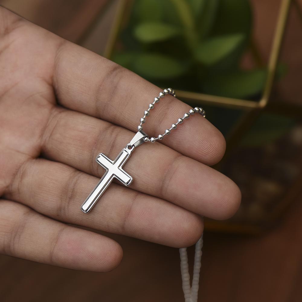 Faith & Strength Artisan Cross Necklace